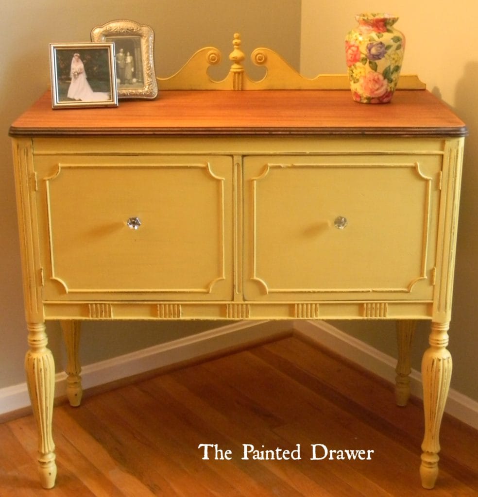 mustard buffet www.thepainteddrawer.com