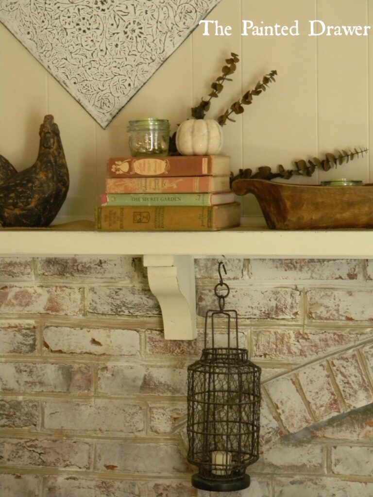 Whitewashed Brick www.thepainteddrawer.com