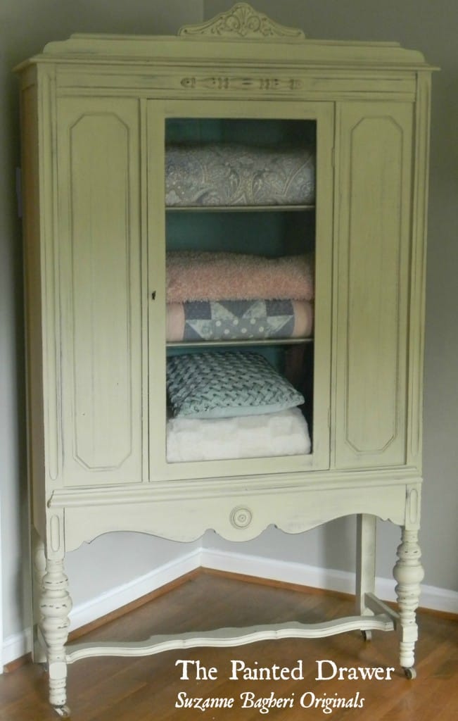 Vintage Linen Cabinet