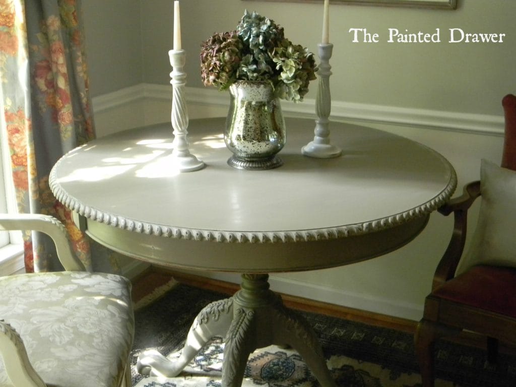 Vintage French Table www.thepainteddrawer.com