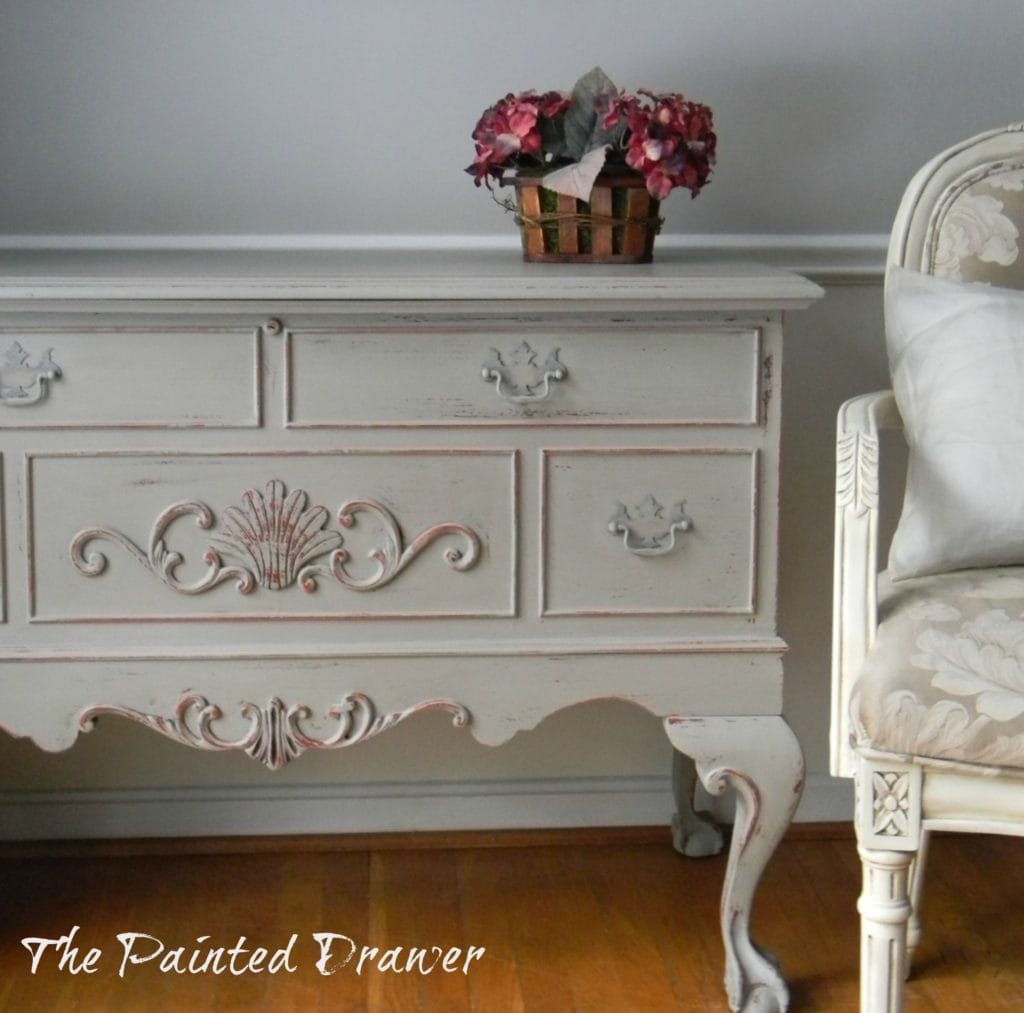 Vintage French Chest www.thepainteddrawer.com