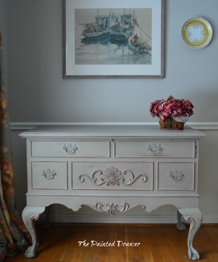 Vintage French Chest www.thepainteddrawer.com