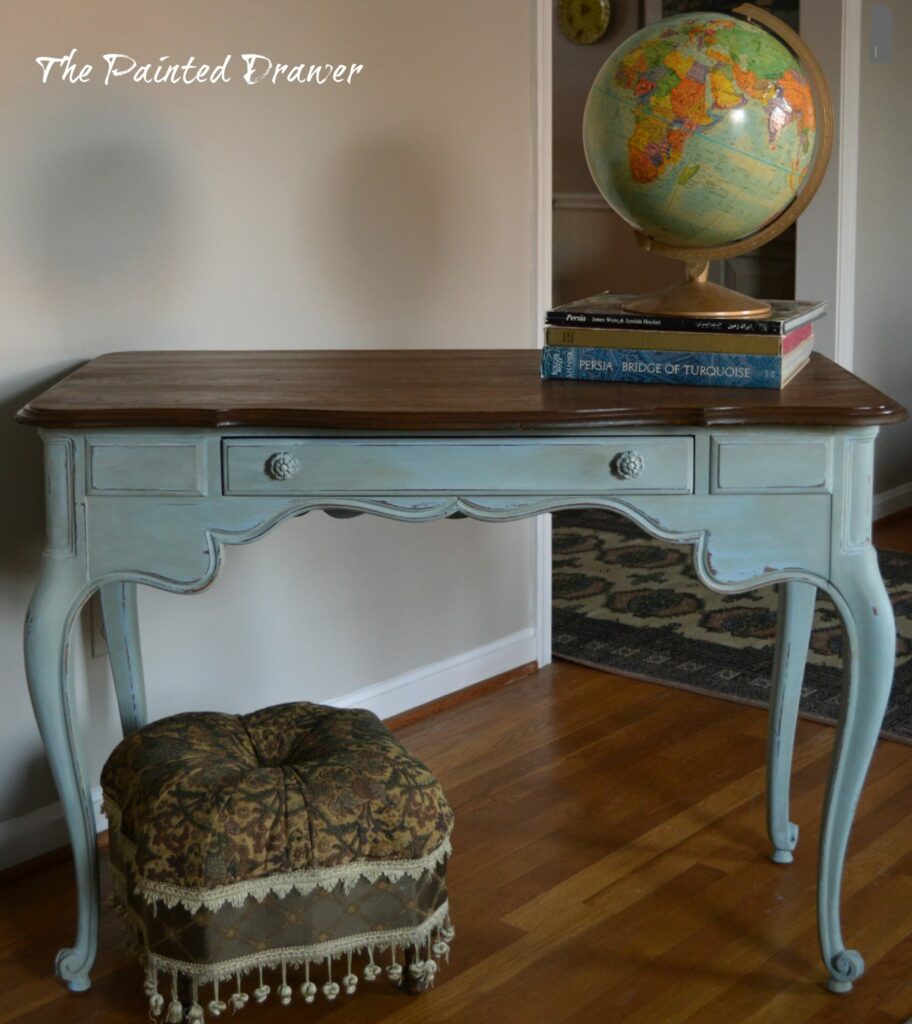 Vintage French Table www.thepainteddrawer.com