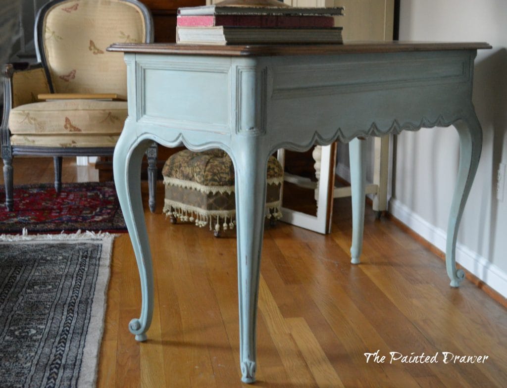 Vintage French Table www.thepainteddrawer.com