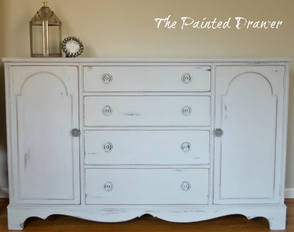 Vintage Sideboard www.thepainteddrawer.com