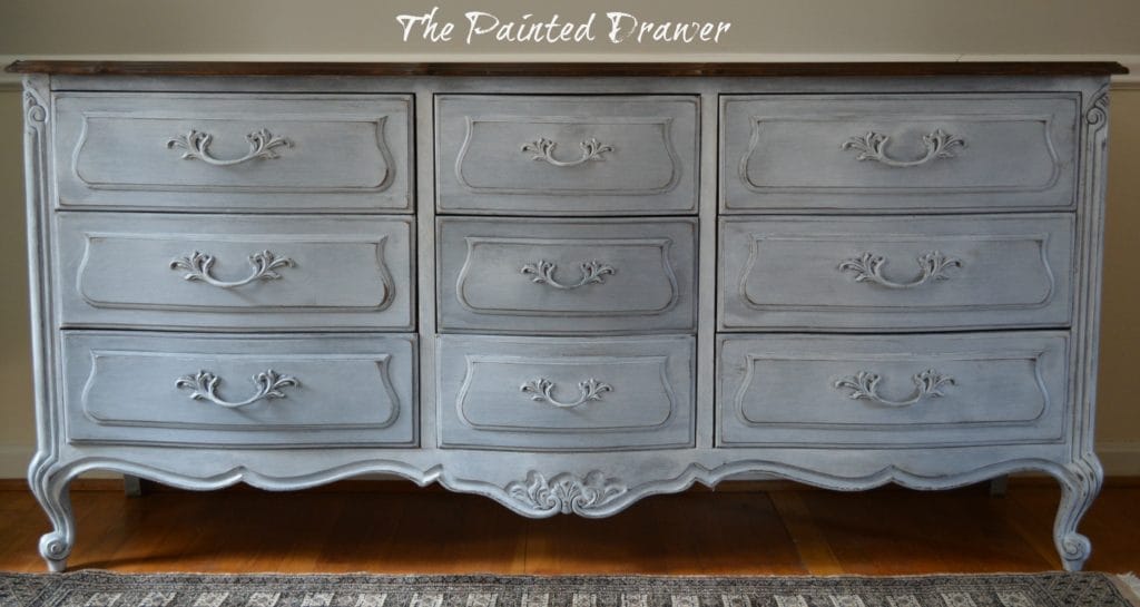 Vintage French Dresser www.thepainteddrawer.com