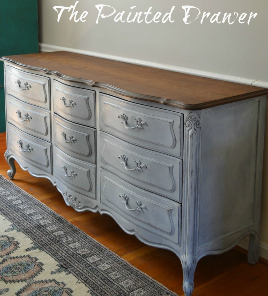 Vintage French Dresser www.thepainteddrawer.com