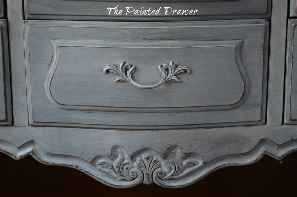 Vintage French Drexel Dresser www.thepainteddrawer.com