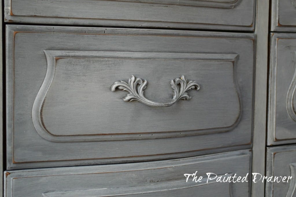 Vintage French Drexel Dresser www.thepainteddrawer.com