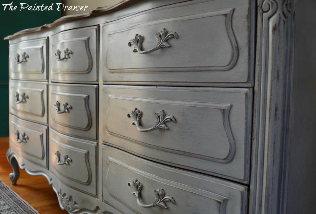 Vintage French Drexel Dresser www.thepainteddrawer.com