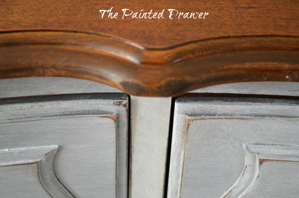 Vintage French Drexel Dresser www.thepainteddrawer.com