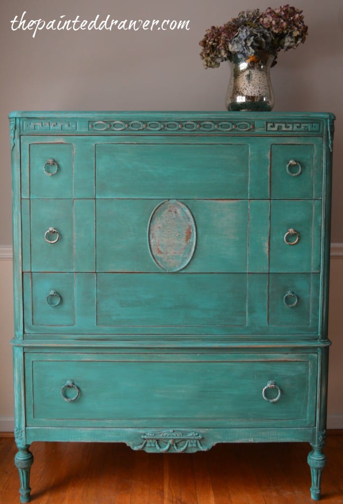 Vintage Florence Dresser www.thepainteddrawer.com