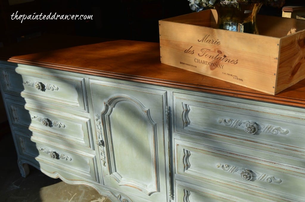 French Basil Dresser www.thepainteddrawer.com