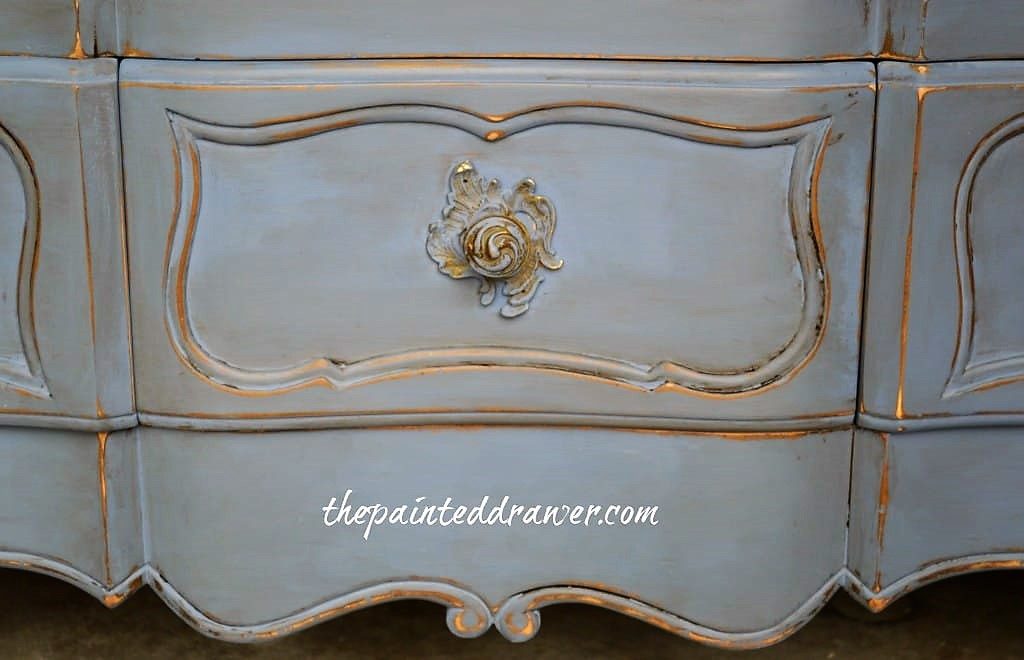 Old Violet Vintage Dresser Makeover