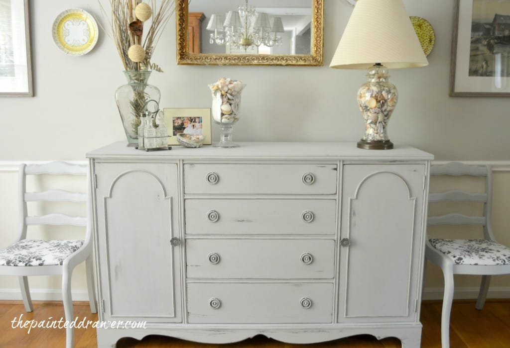 Vintage Buffet www.thepainteddrawer.com