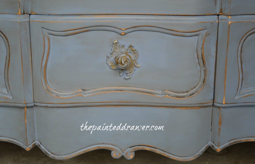 Vintage French Dresser www.thepainteddrawer.com