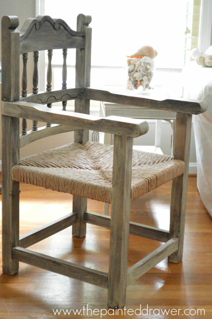 Farmhouse Chair www.thepainteddrawer.com