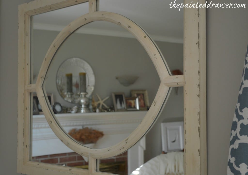 Pottery Barn mirror www.thepainteddrawer.com