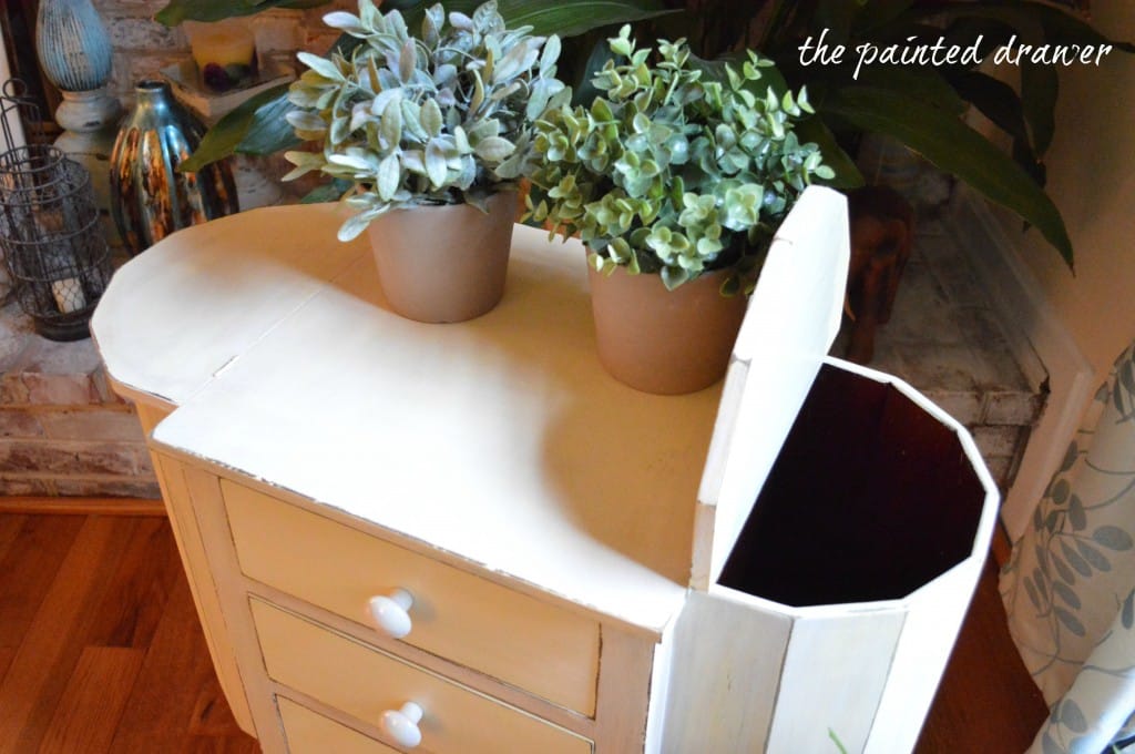 Martha Washington Sewing Table www.thepainteddrawer.com