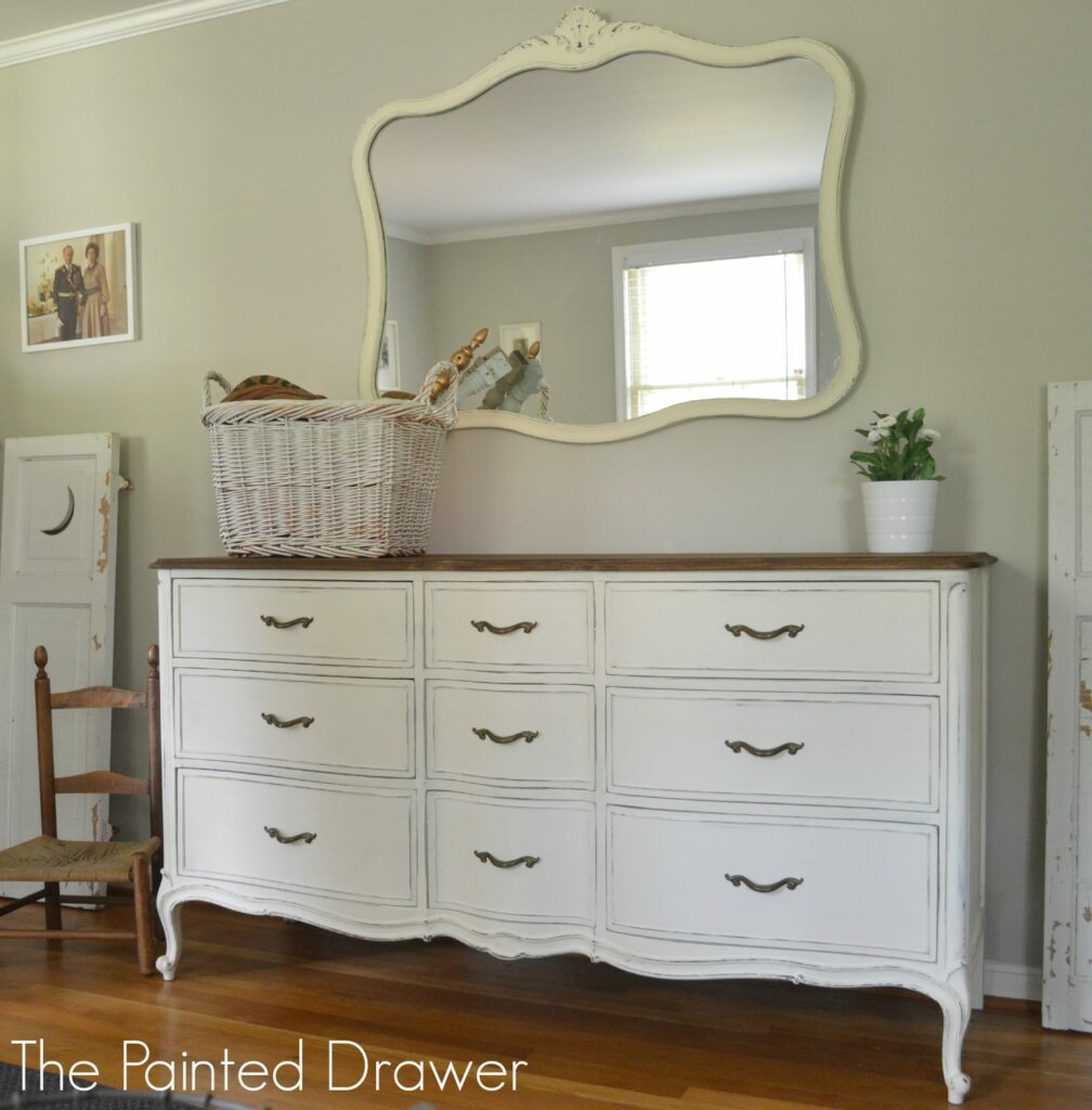 Vintage Drexel Dresser www.thepainteddrawer.com