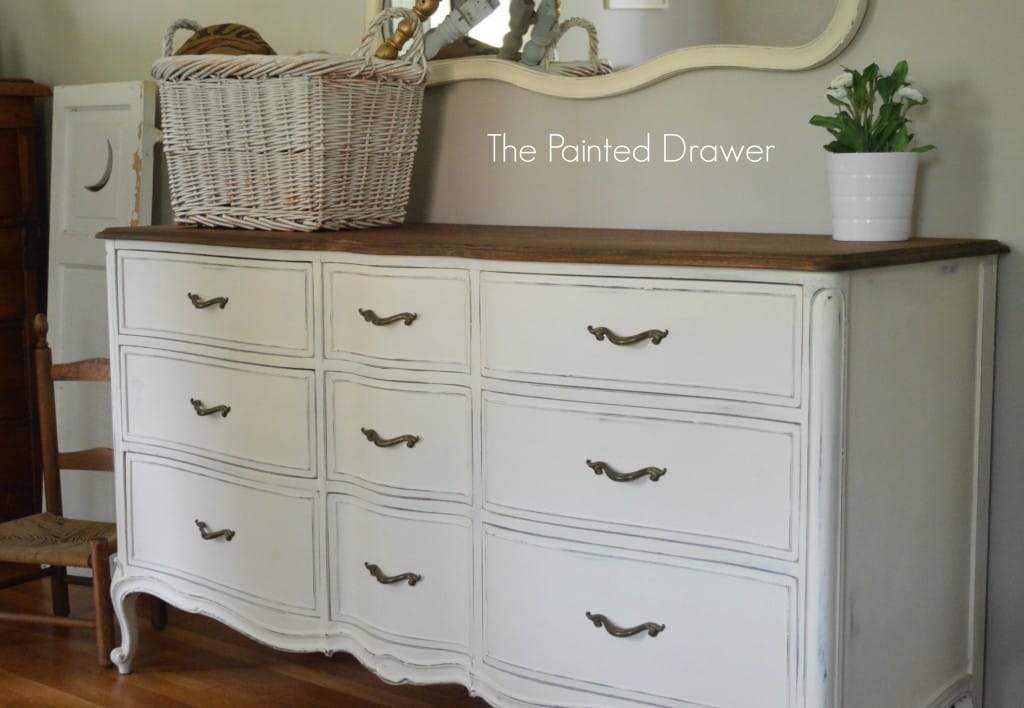 Vintage Drexel Dresser www.thepainteddrawer.com