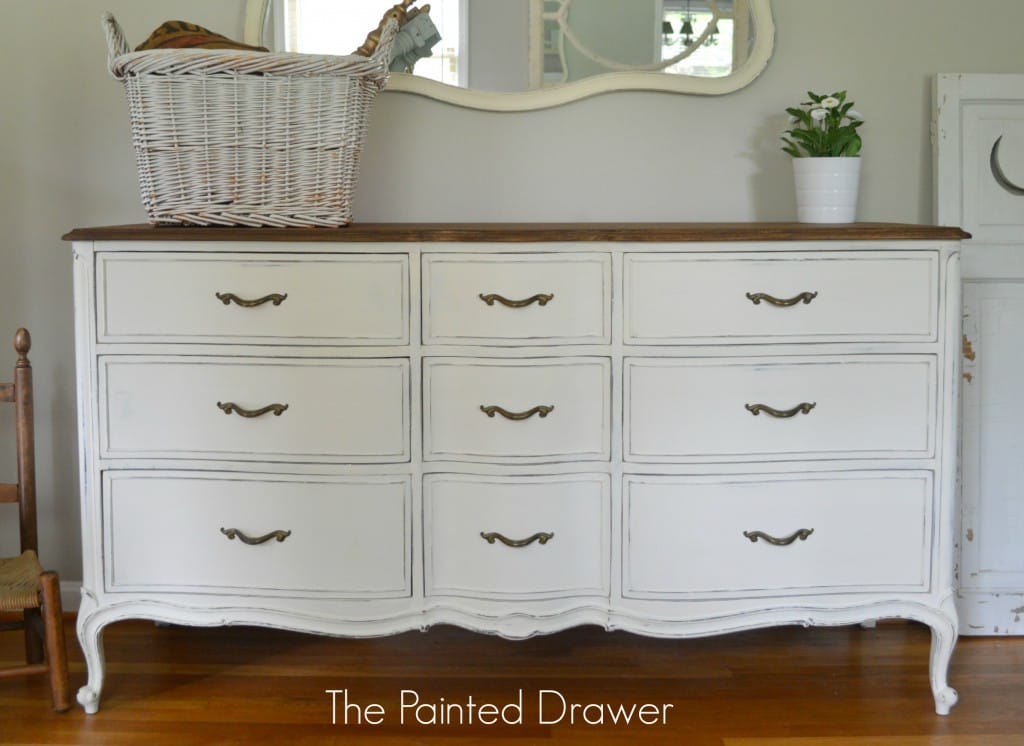 Vintage Drexel Dresser www.thepainteddrawer.com