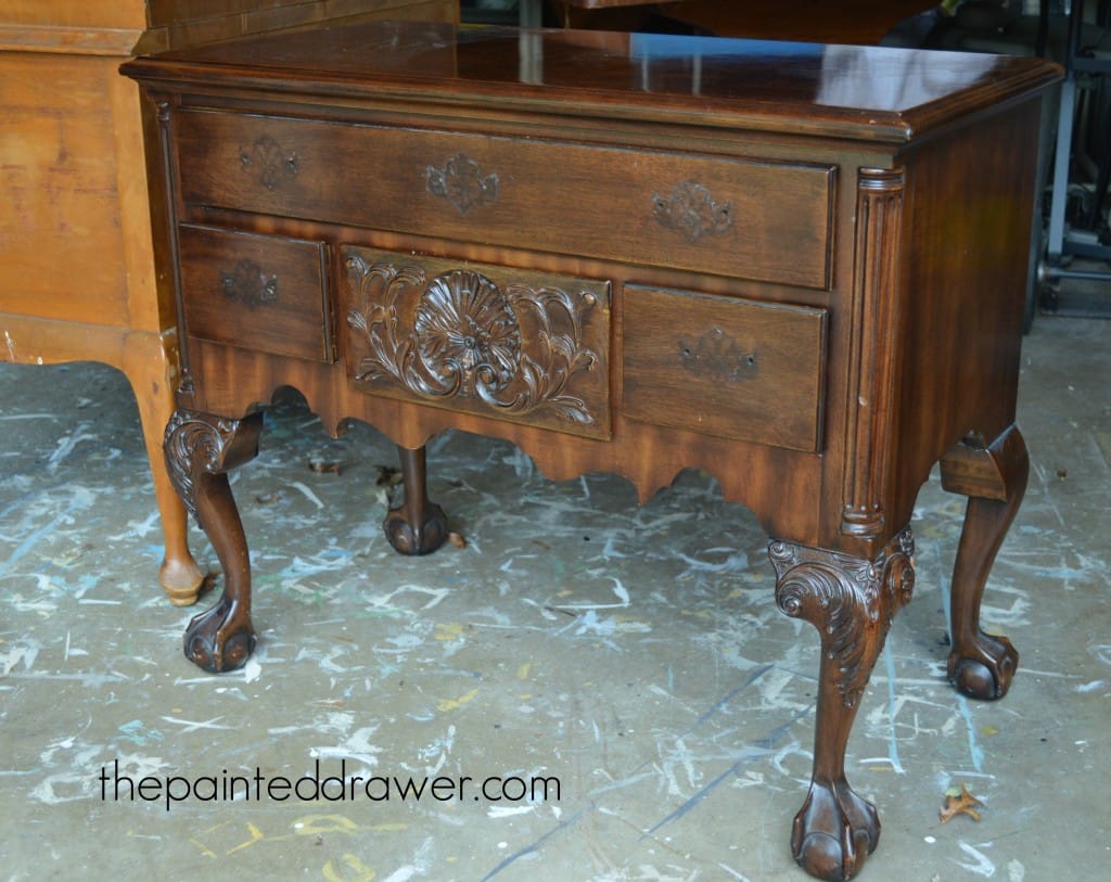 French Henredon Table www.thepainteddrawer.com