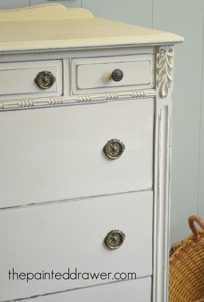 Vintage Chest www.thepainteddrawer.com