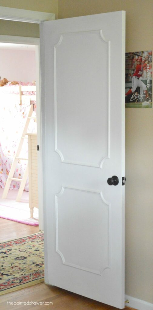 Paneled Door www.thepainteddrawer.com