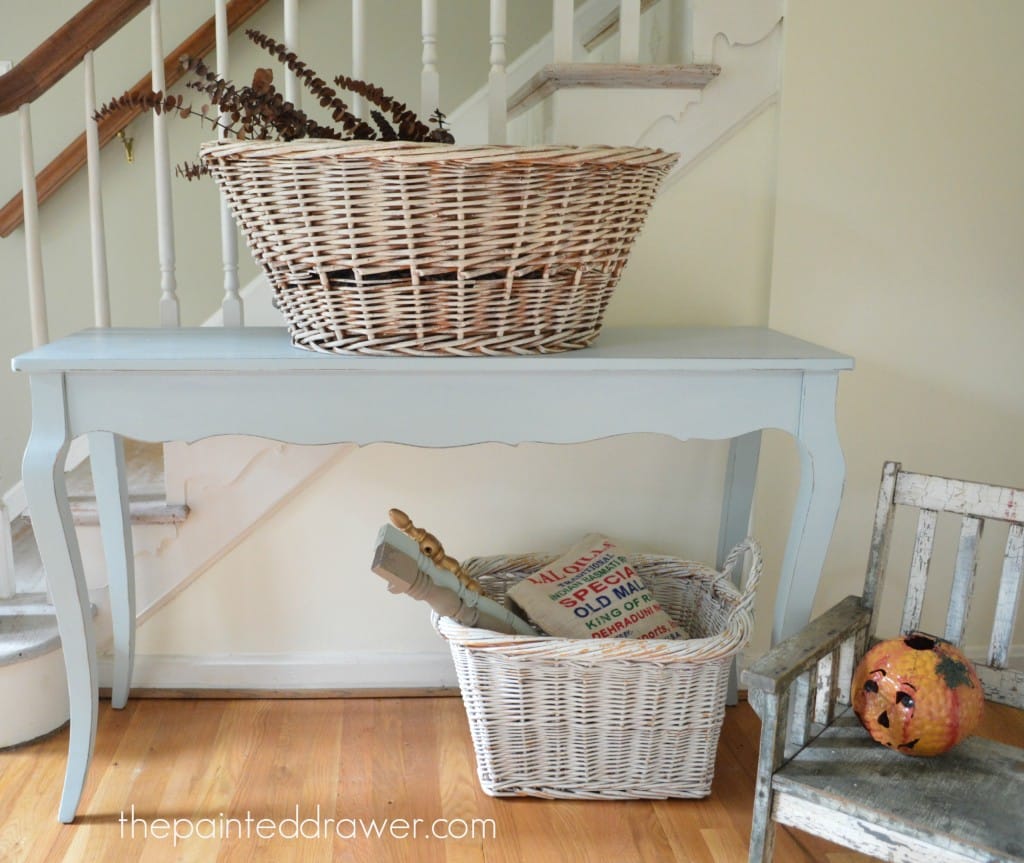 Vintage French Table www.thepainteddrawer.com