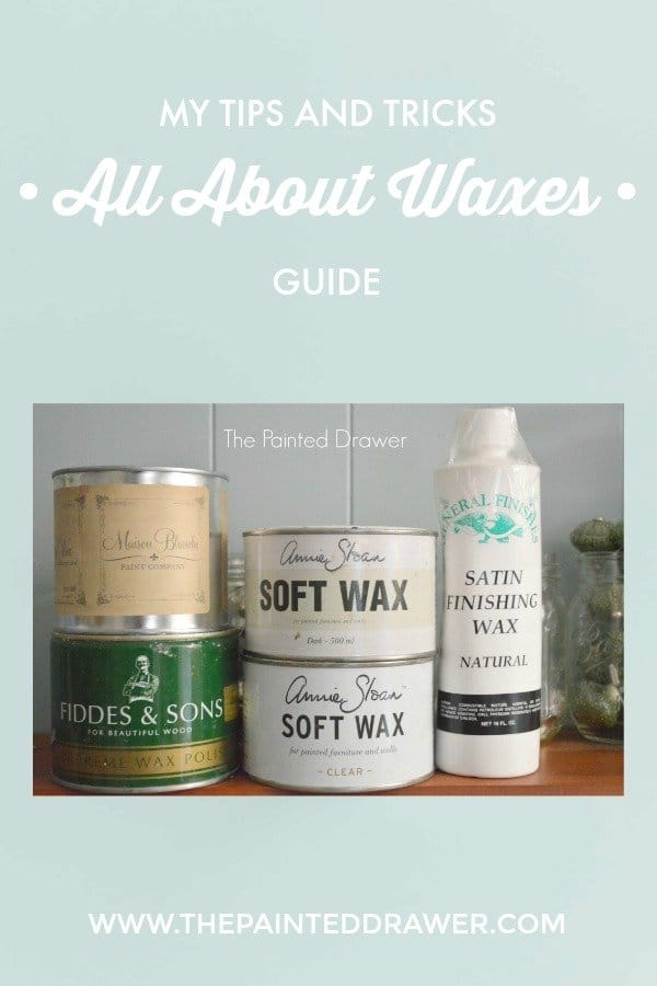 All About Waxes - My Tips and Tricks by Suzanne Bagheri thepainteddrawer