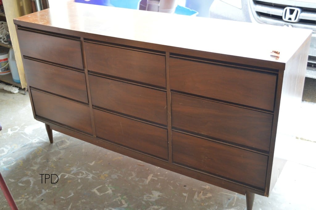 MCM Dresser www.thepainteddrawer.com