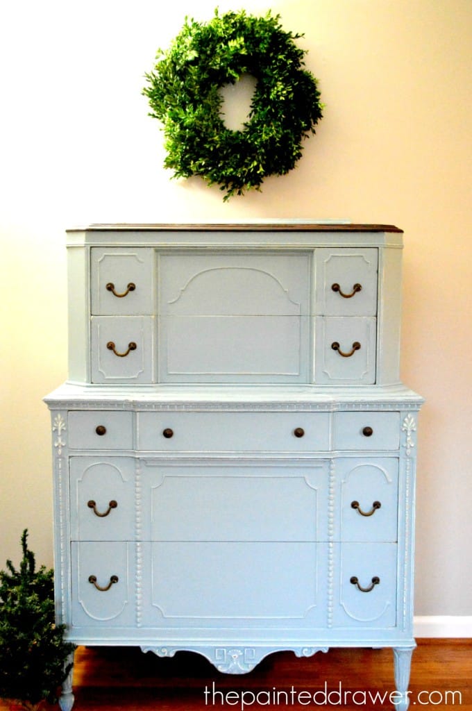 Persian Blue Chest www.thepainteddrawer.com