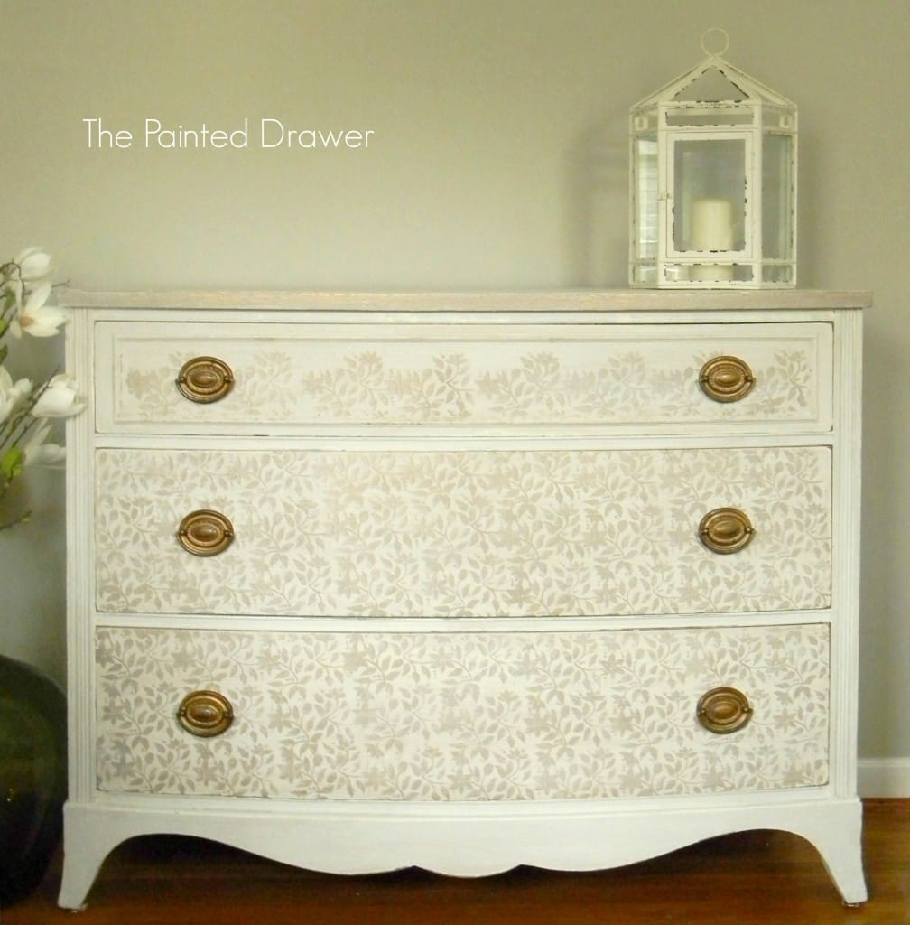 Stenciled Dresser