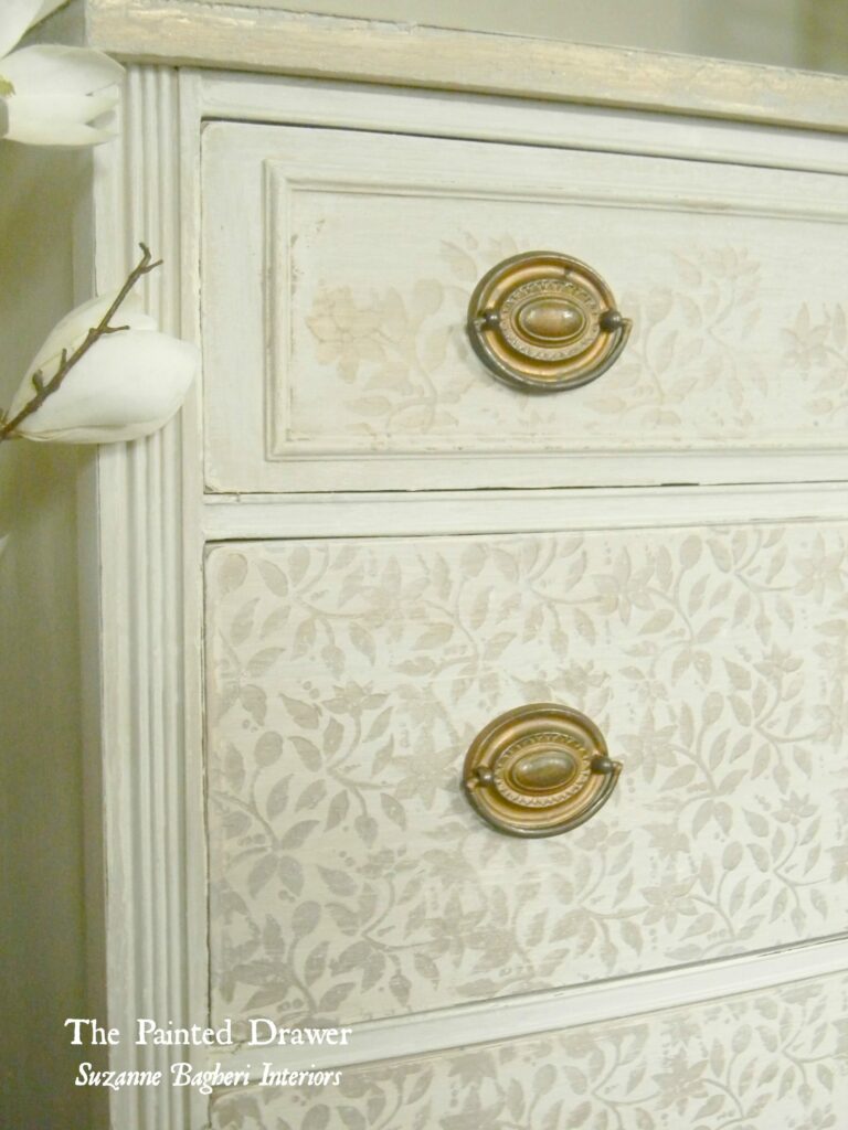 Stenciled Dresser4