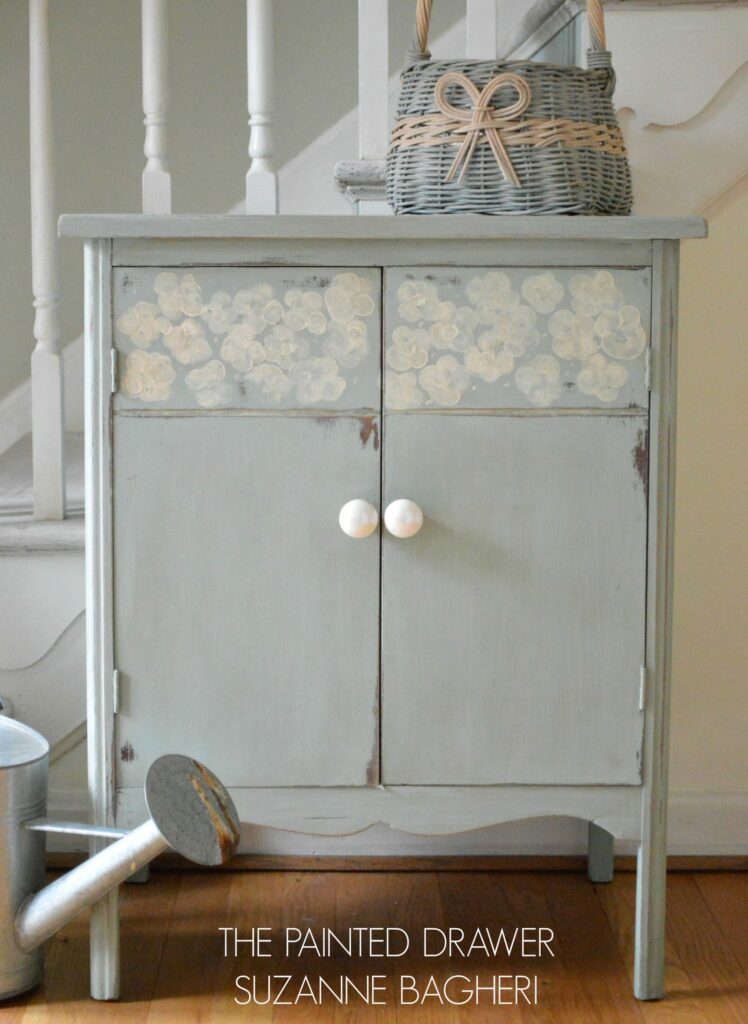 Duck Egg Blue Cabinet www.thepainteddrawer.com