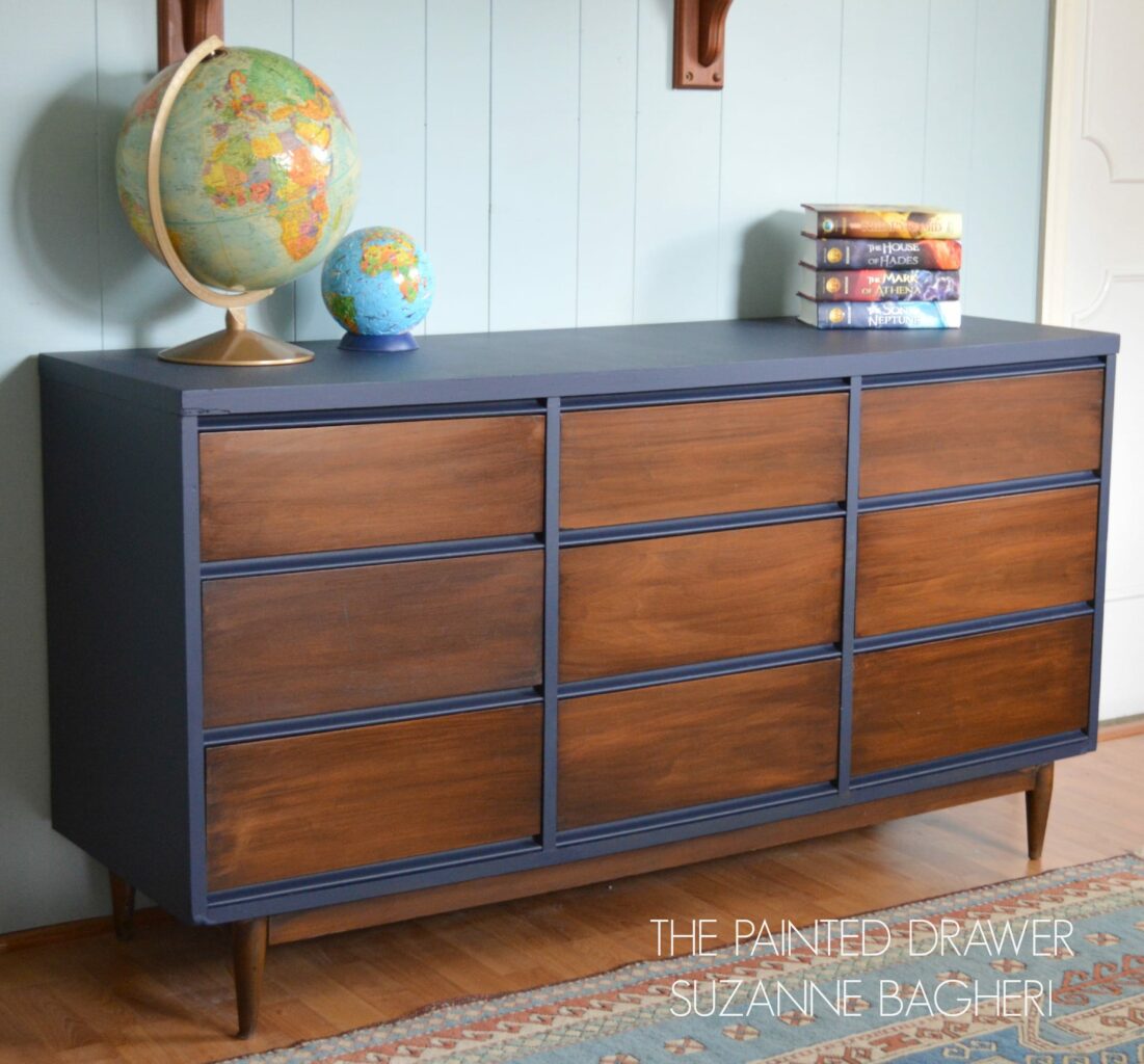 A Mid Century Modern Dresser Before And After