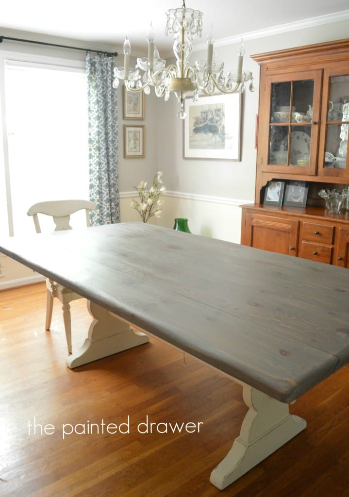 Farmhouse Table www.thepainteddrawer.com