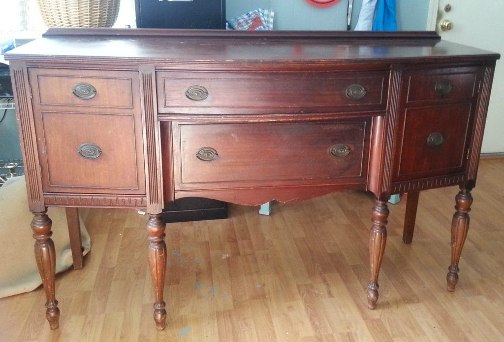 Classy Dresser in Lamp Black Milk Paint