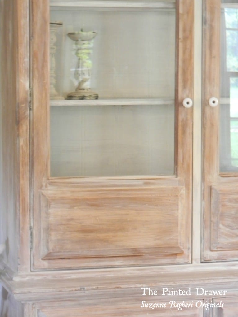 Whitewashed Farmhouse Cabinet