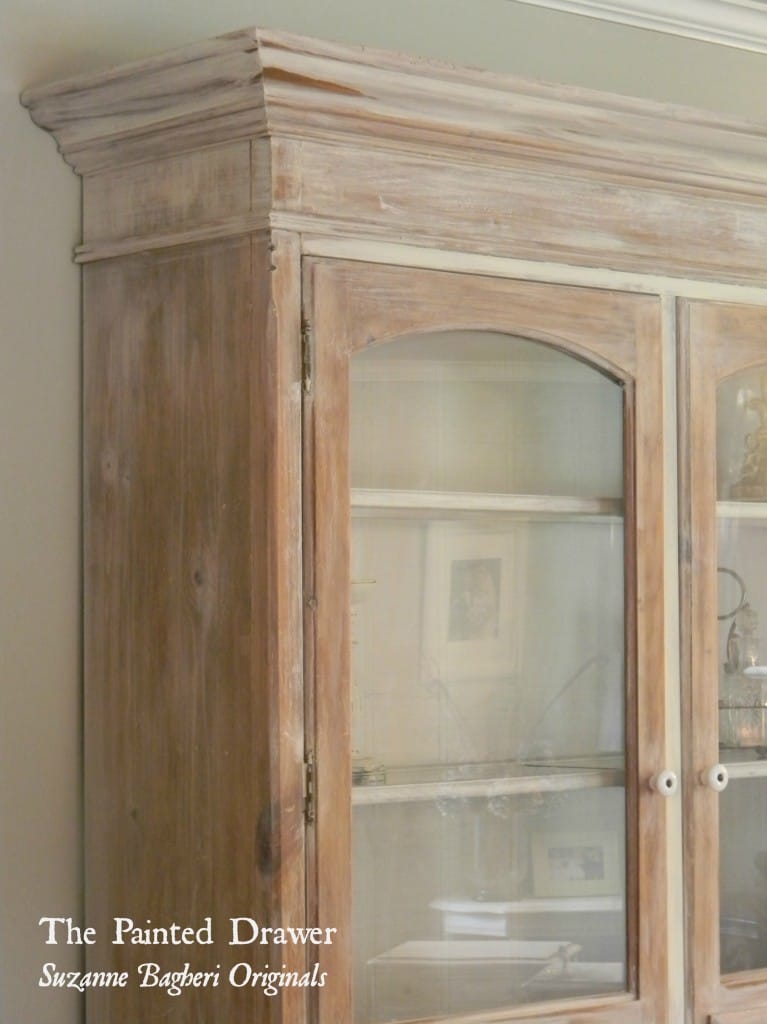 Whitewashed Farmhouse Cabinet