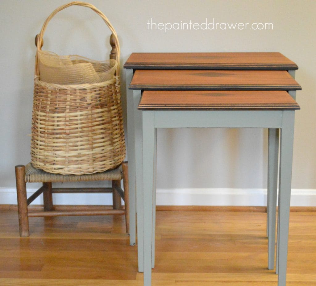 Annie Sloan Chateau Grey table www.thepainteddrawer.com