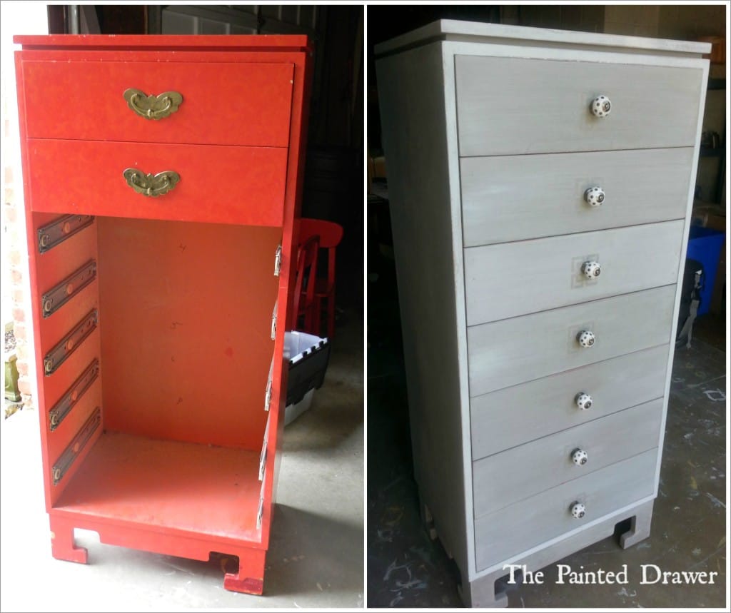 Painting over Laminate or Formica with Annie Sloan Chalk Paint www.thepainteddrawer.com