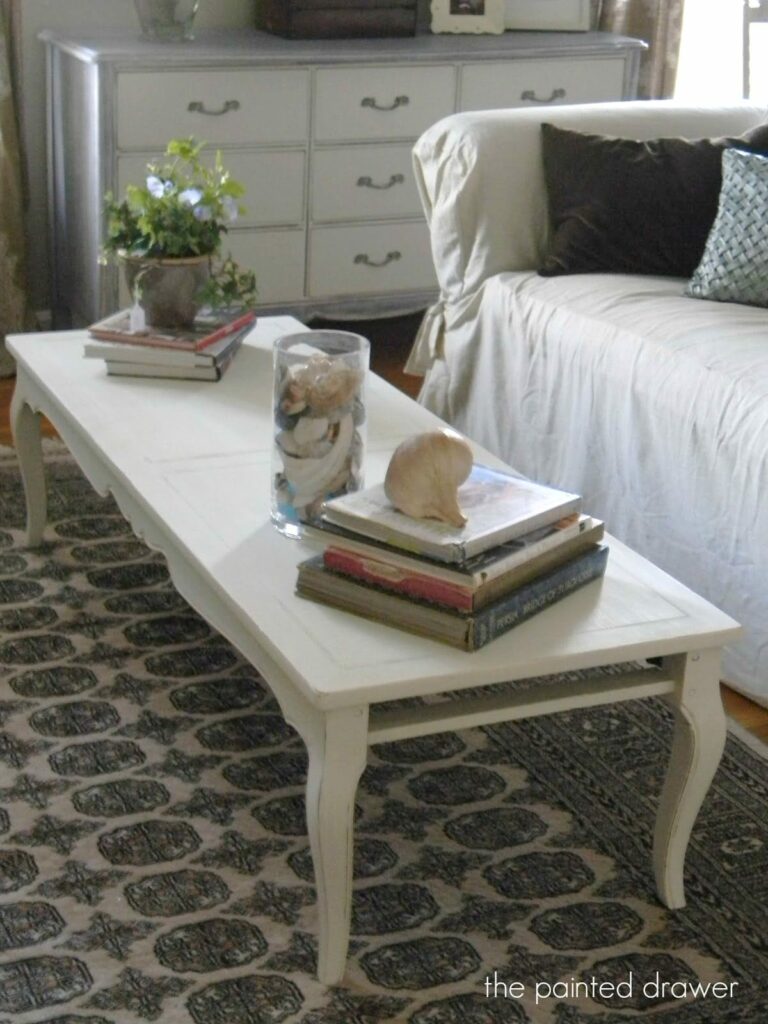 French Coffee Table www.thepainteddrawer.com