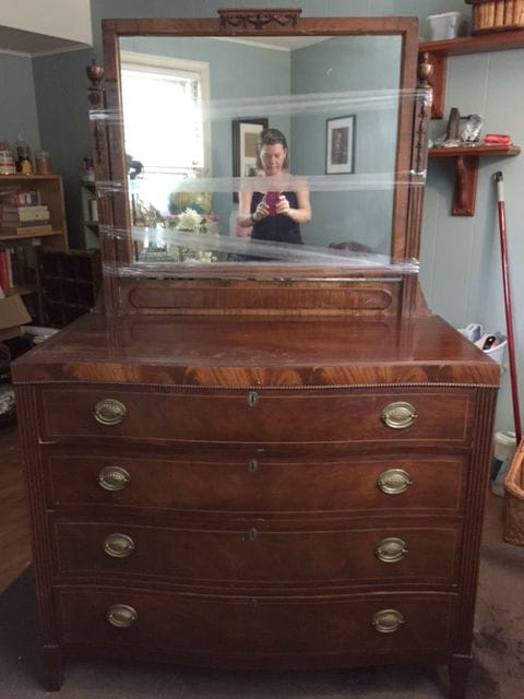 dresser before