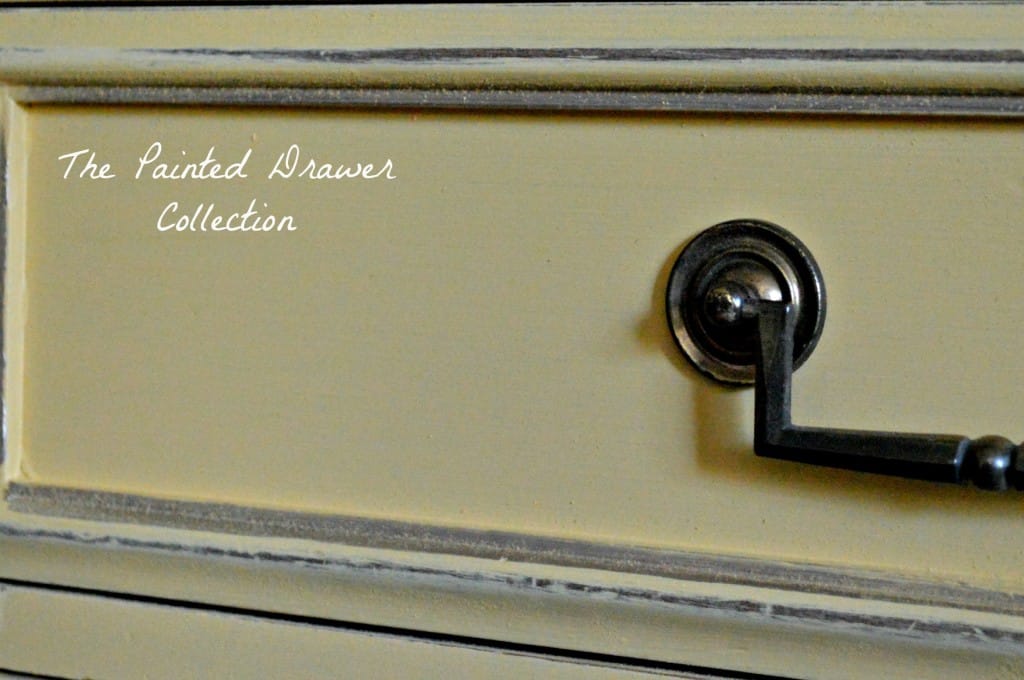 Autumn Mustard Dresser in General Finishes Somerset Gold www.thepainteddrawer.com