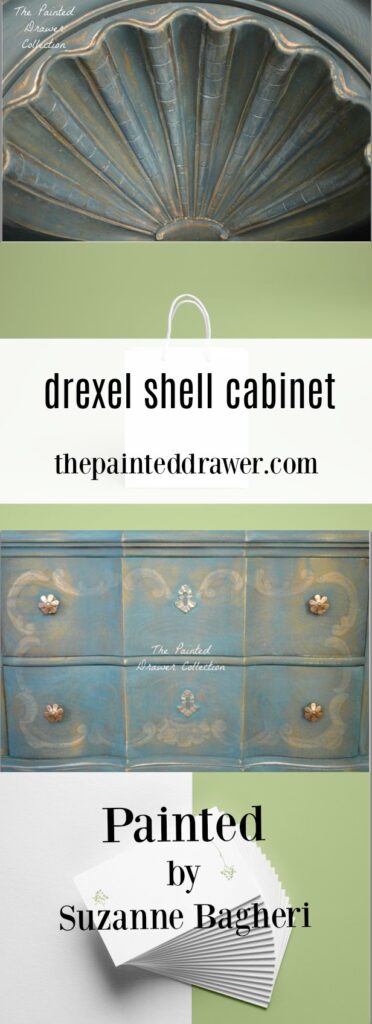 Drexel Shell Cabinet Before and After