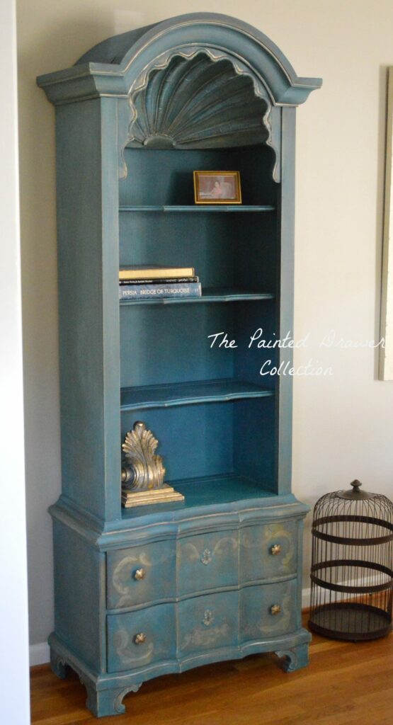 Drexel Shell Cabinet in Annie Sloan Aubusson