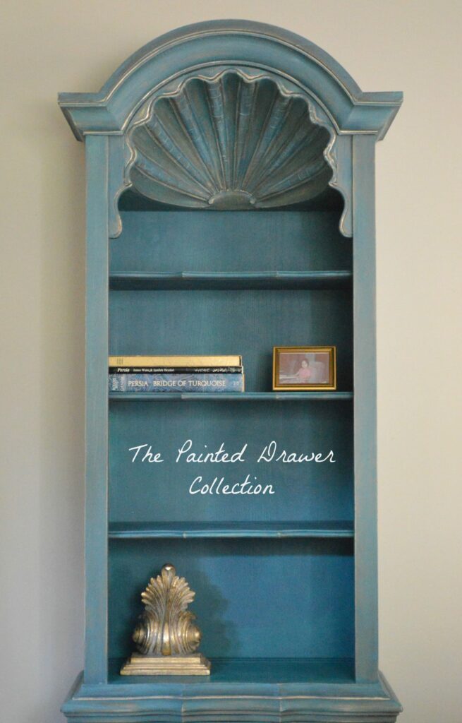 Drexel Shell Cabinet in Annie Sloan Aubusson