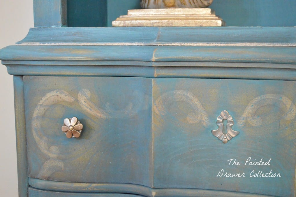 Drexel Shell Cabinet in Annie Sloan Aubusson